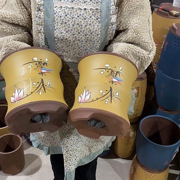 紫砂花盆紫砂花盆