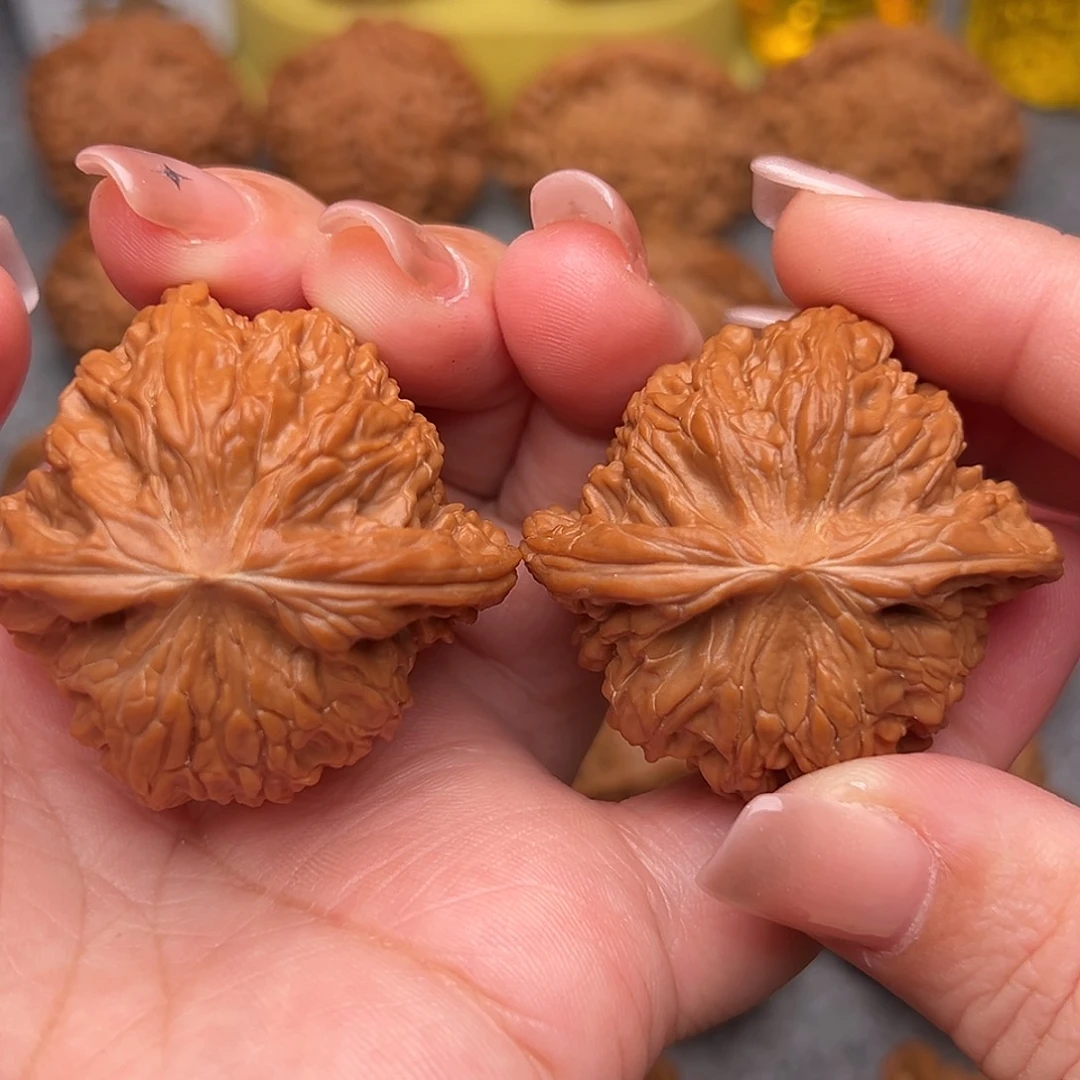 把件文玩核桃44全品绝配山地石子磨