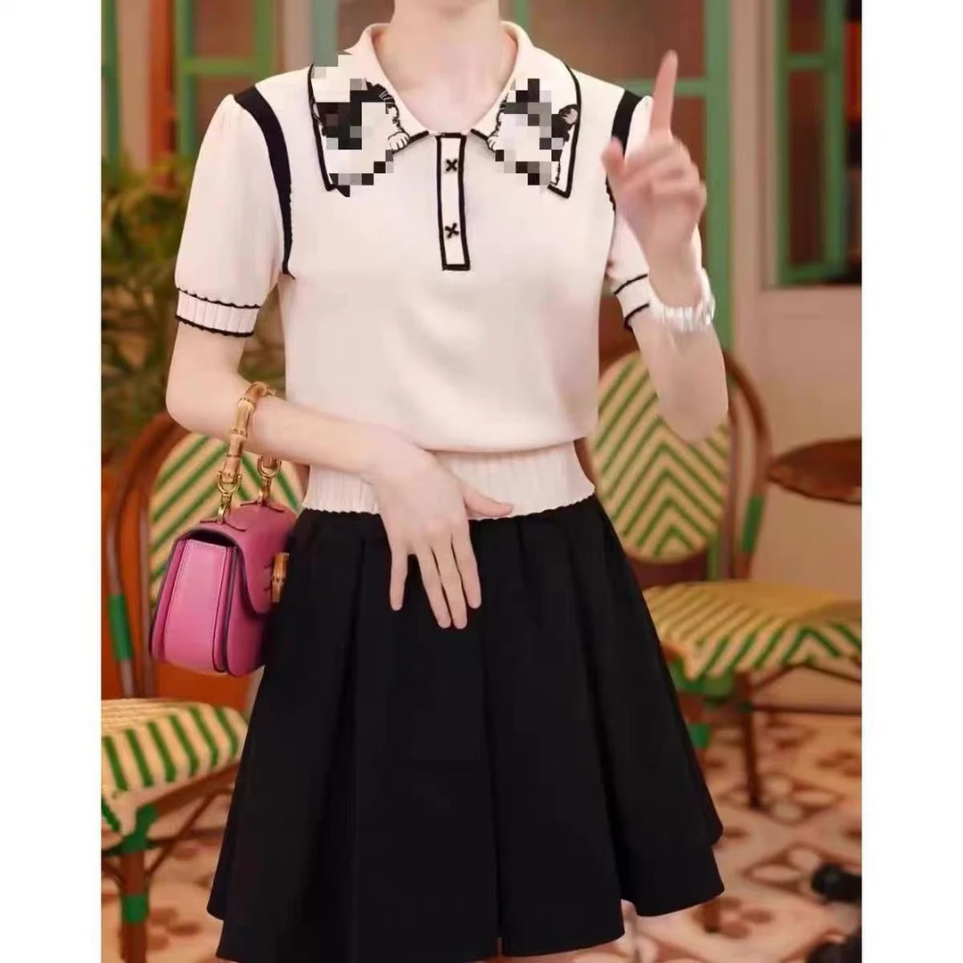 2025夏季设计师款气质时尚百搭针织衫 YHCA0JYF2316