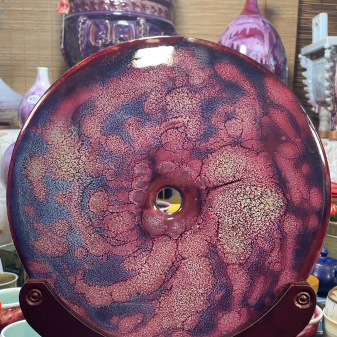 【闪购商品】摆件手工玉璧。。。。。。