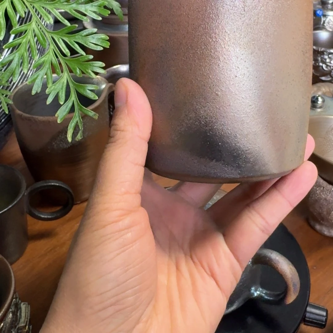 杯建水紫陶柴烧茶器