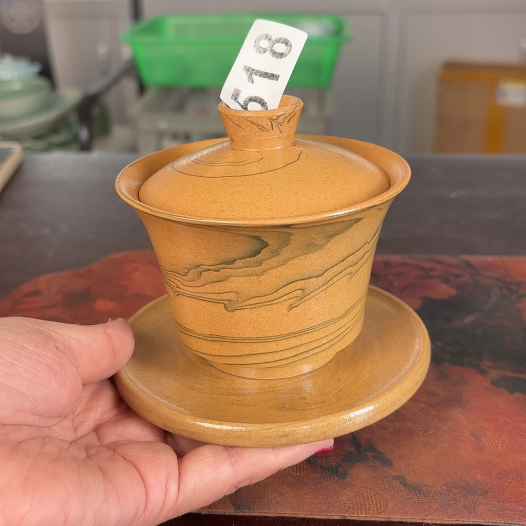 龙泉云间青瓷小米茶器