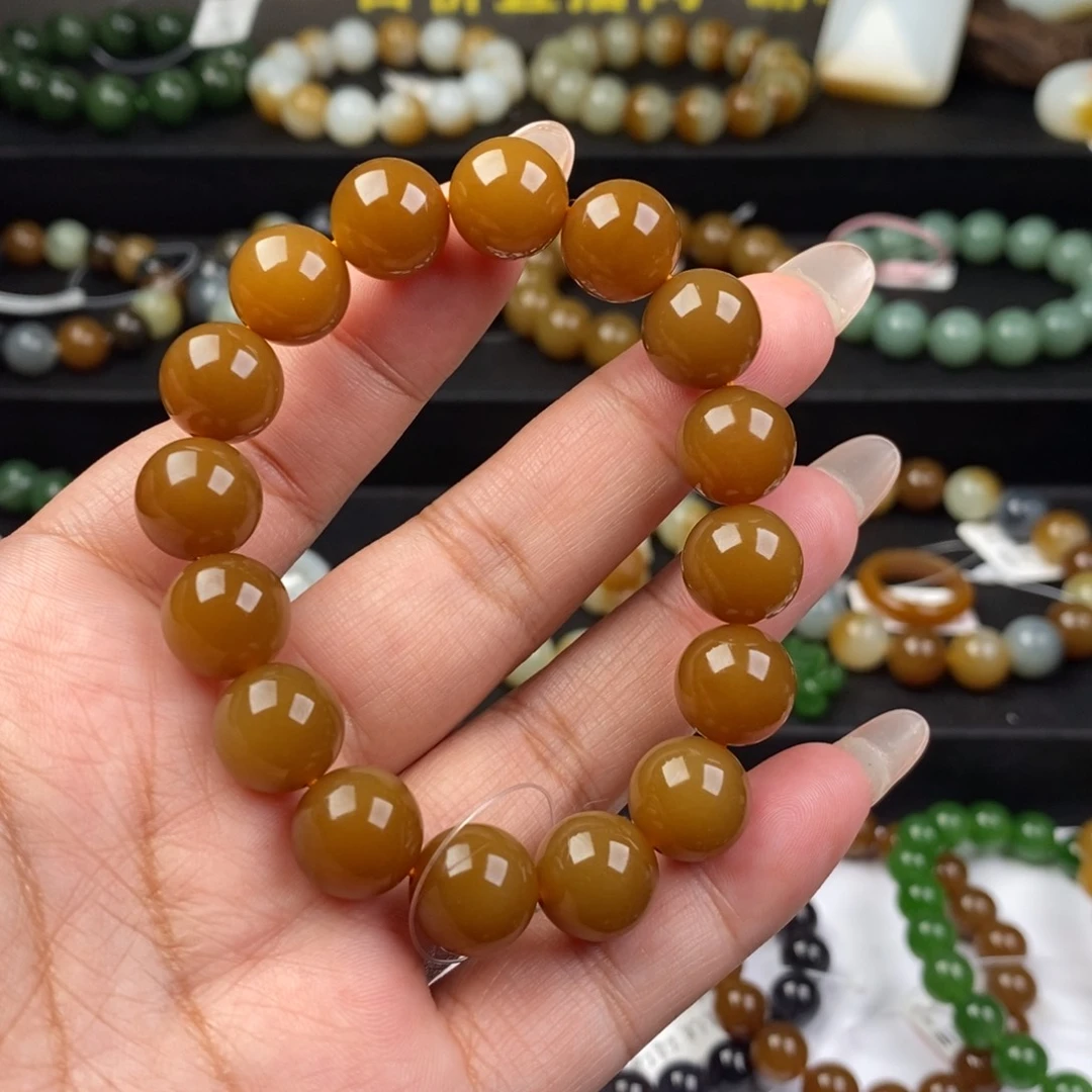 和田玉手串未镶嵌