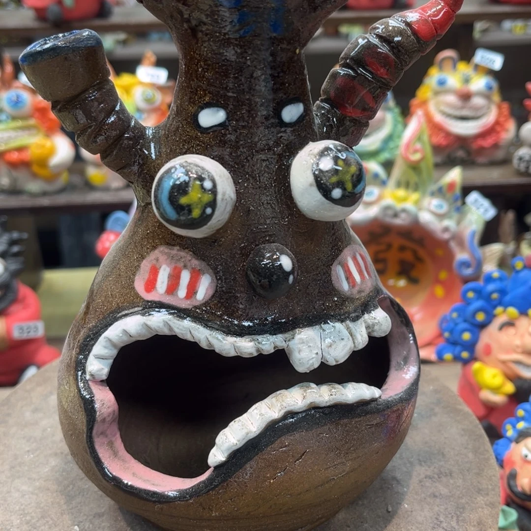 陶瓷纯手工抽象陶瓷摆件320