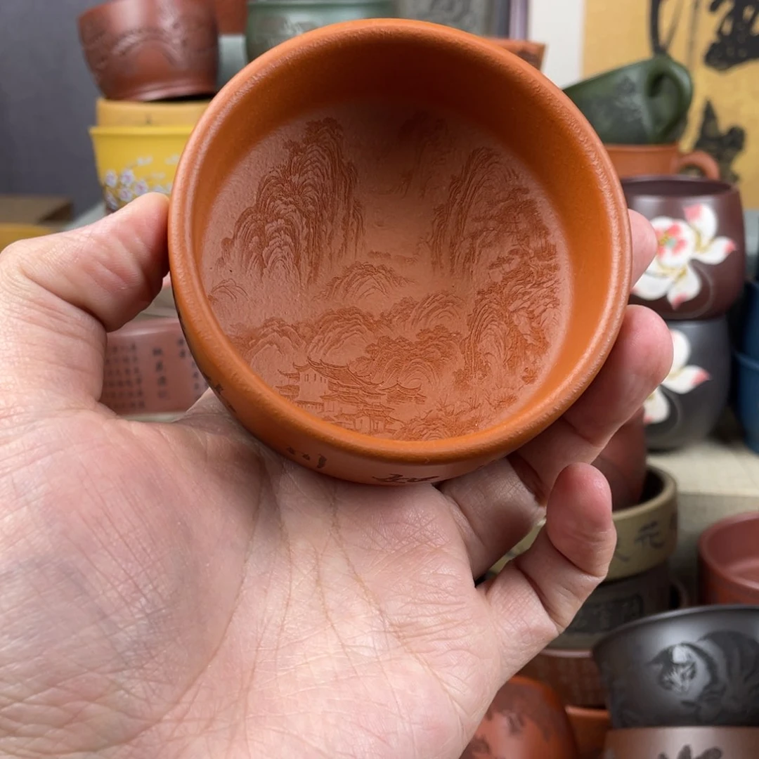 紫砂茶杯紫砂茶杯