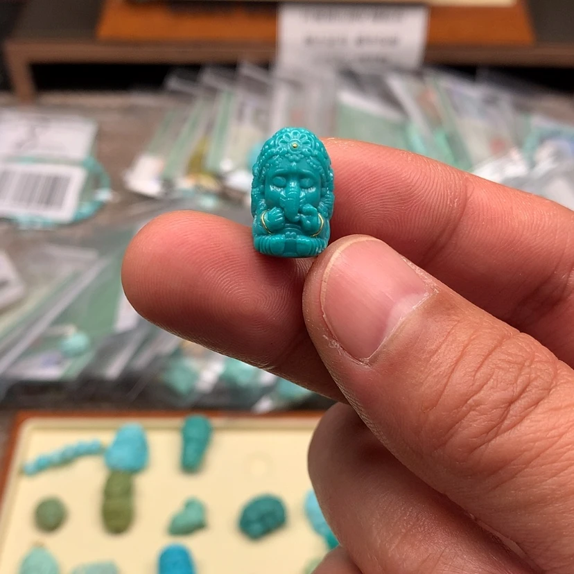 【闪购商品】未镶嵌绿松石颈饰泽**麻19