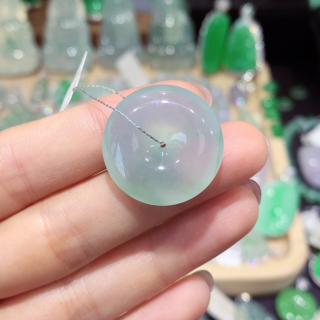 颈饰未镶嵌翡翠扣子