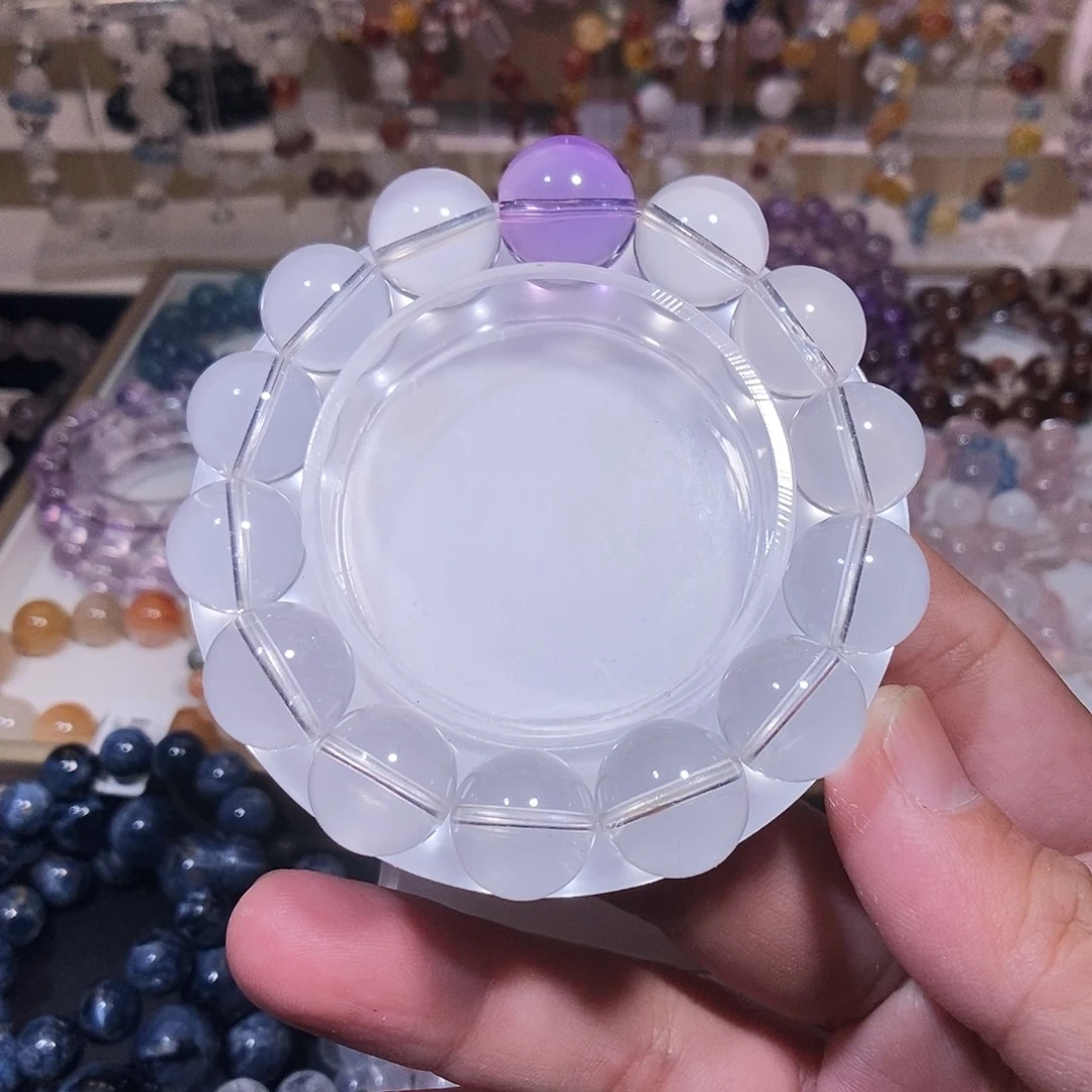 水晶未镶嵌手链白水Diy15mm不退换