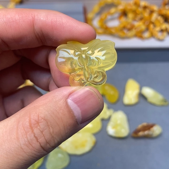 未镶嵌琥珀珠宝奇石?****?