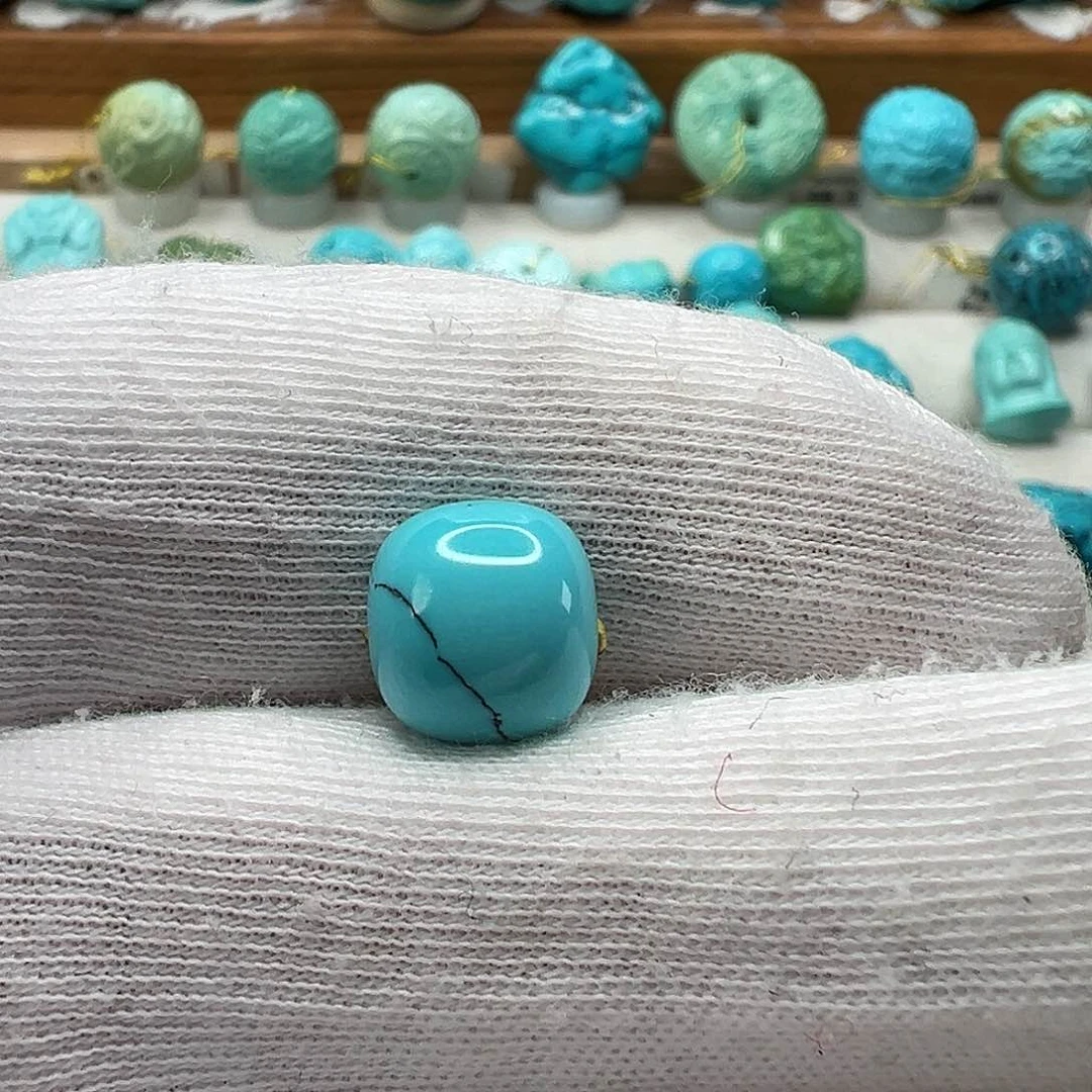 绿松石老型珠 未镶嵌