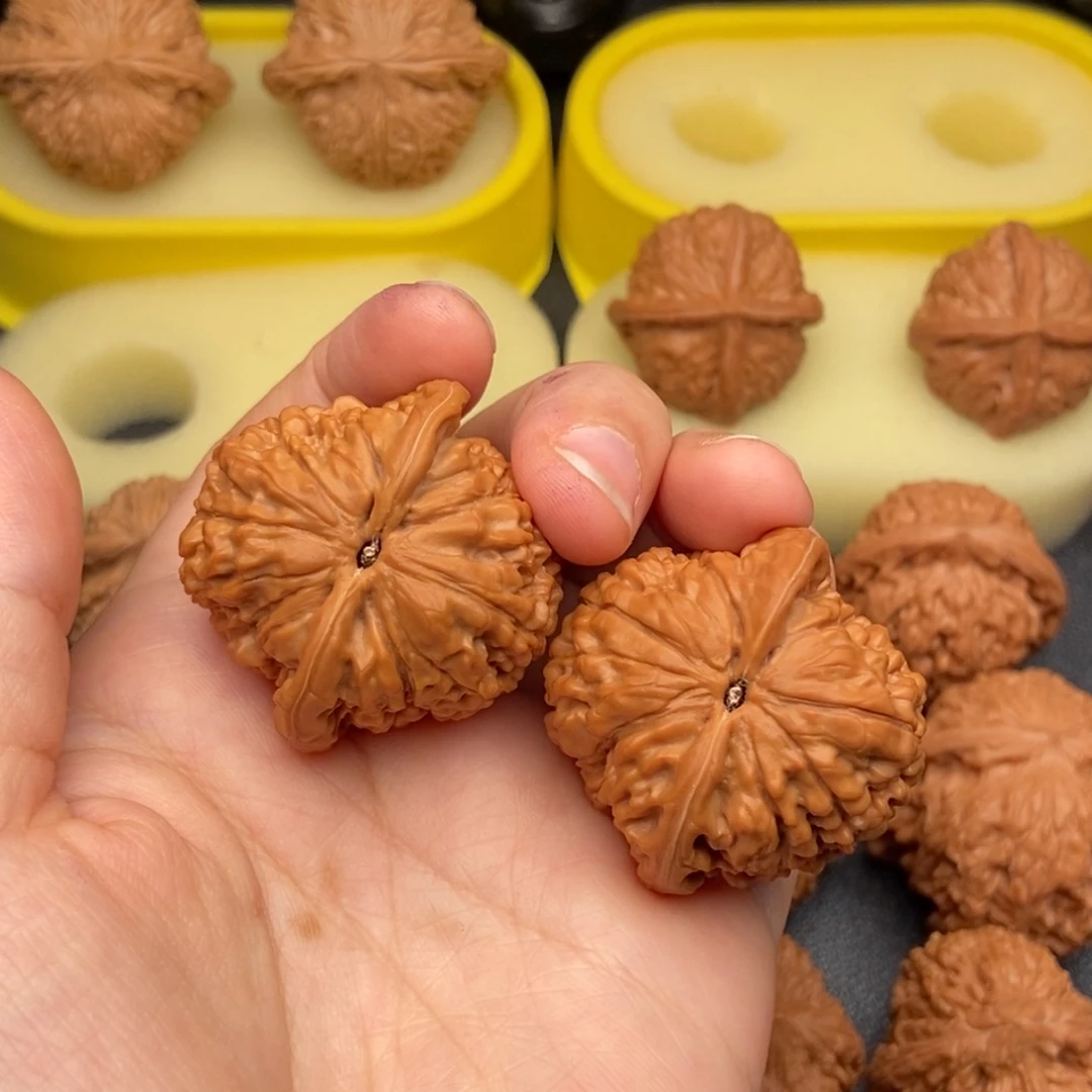 捷***印桃核吊坠38一代莲花