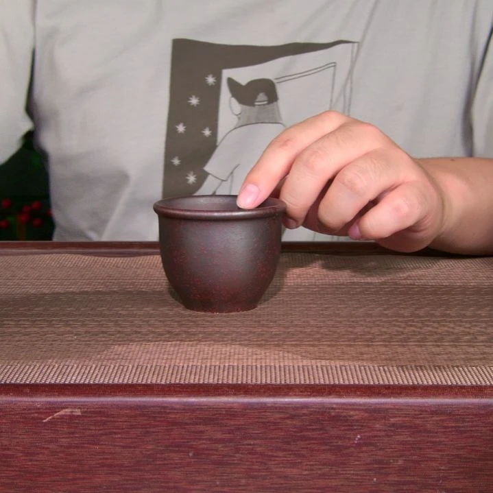 茶杯紫砂高货放漏