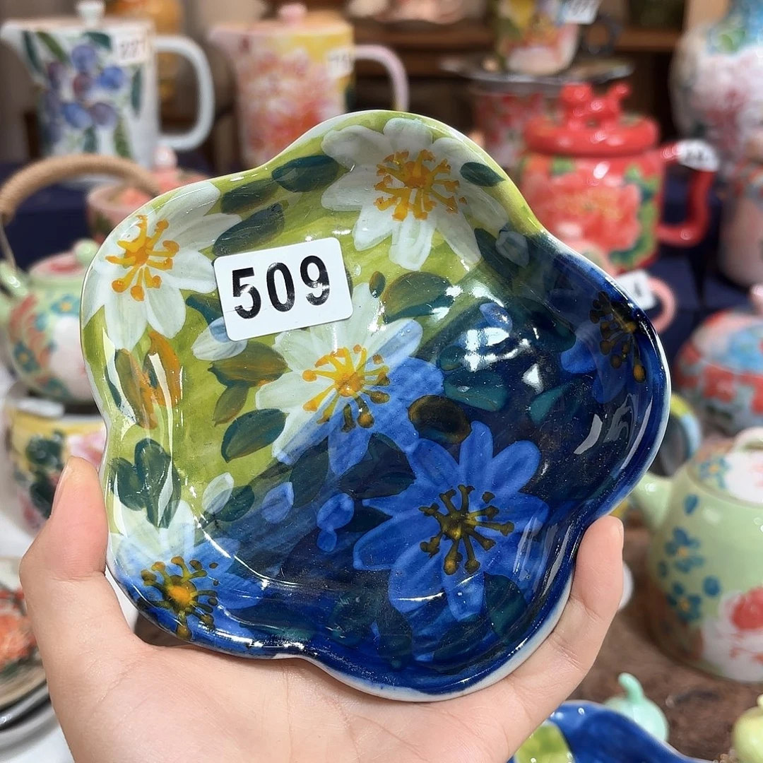 景德镇手绘高温釉下彩陶瓷茶具