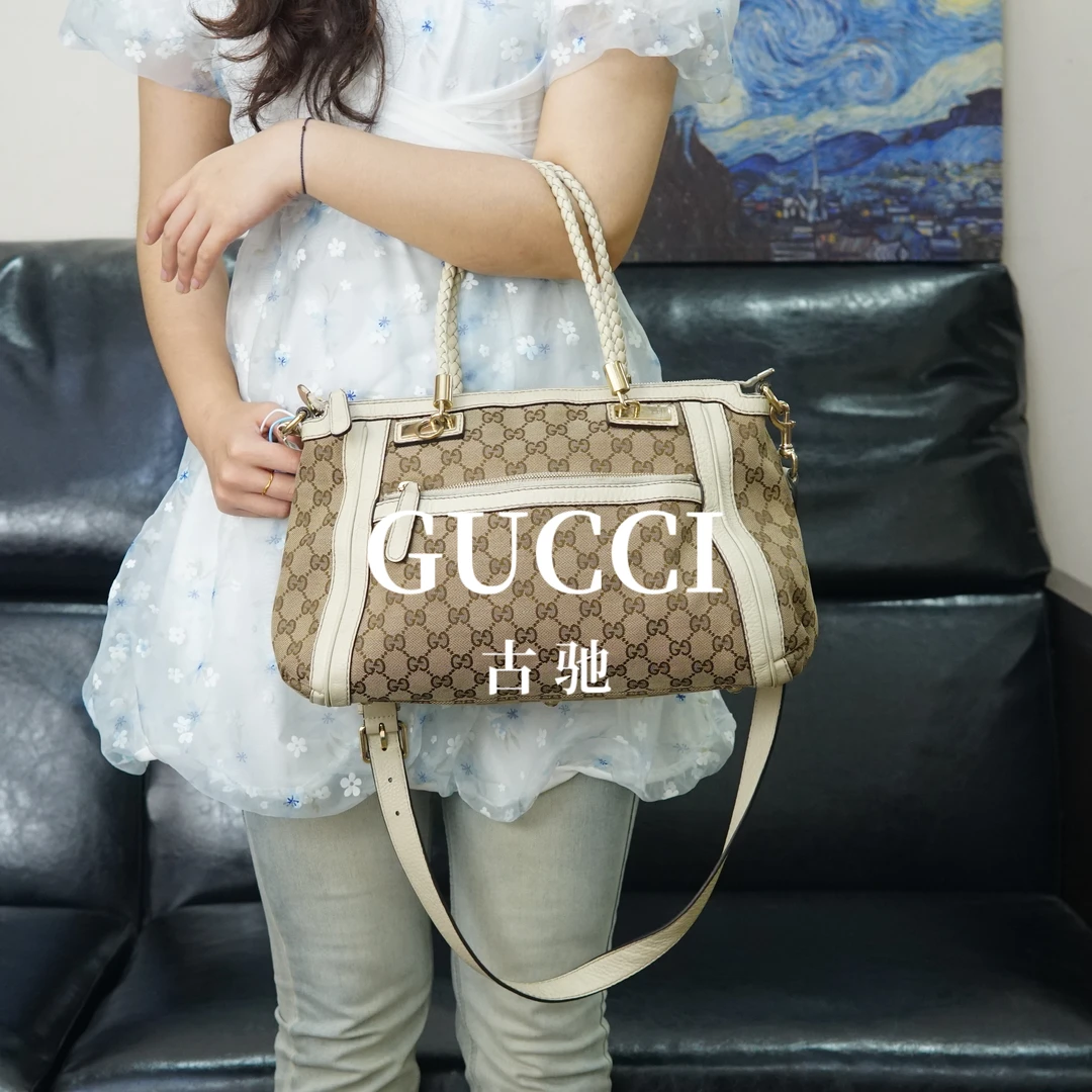 95新 GUCCI/古驰 老花单肩包/EE06419549/9549