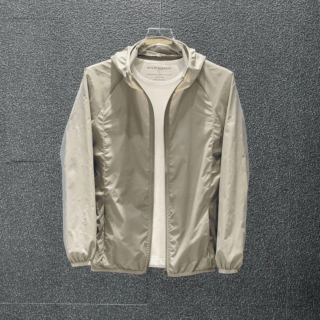 男士衣夏季户外运动透气钓鱼薄服速干防紫外线休闲男外套