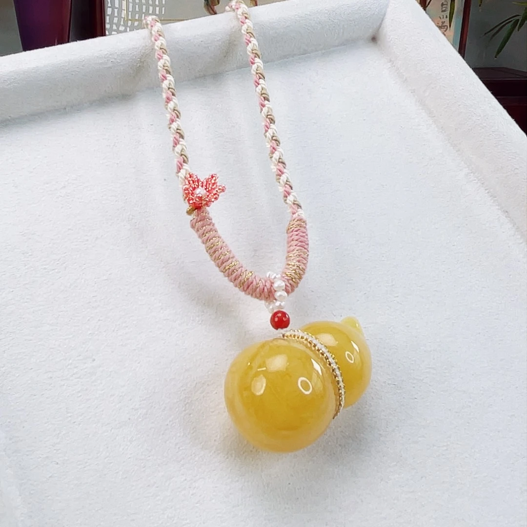 蜜蜡颈饰未镶嵌蜜蜡