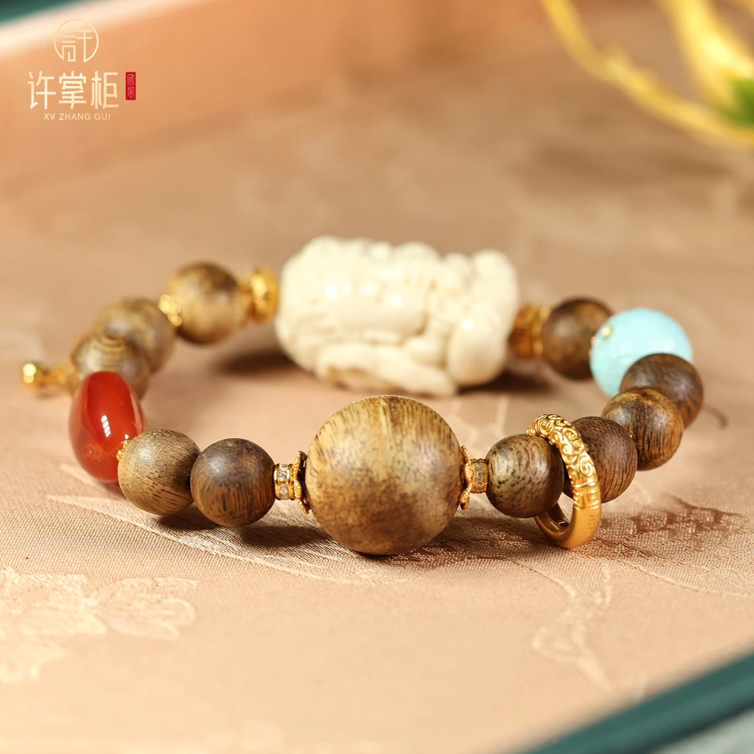 许掌柜｜S925银镶嵌DIY象神配饰手串手饰精美百搭精致优雅个性气质