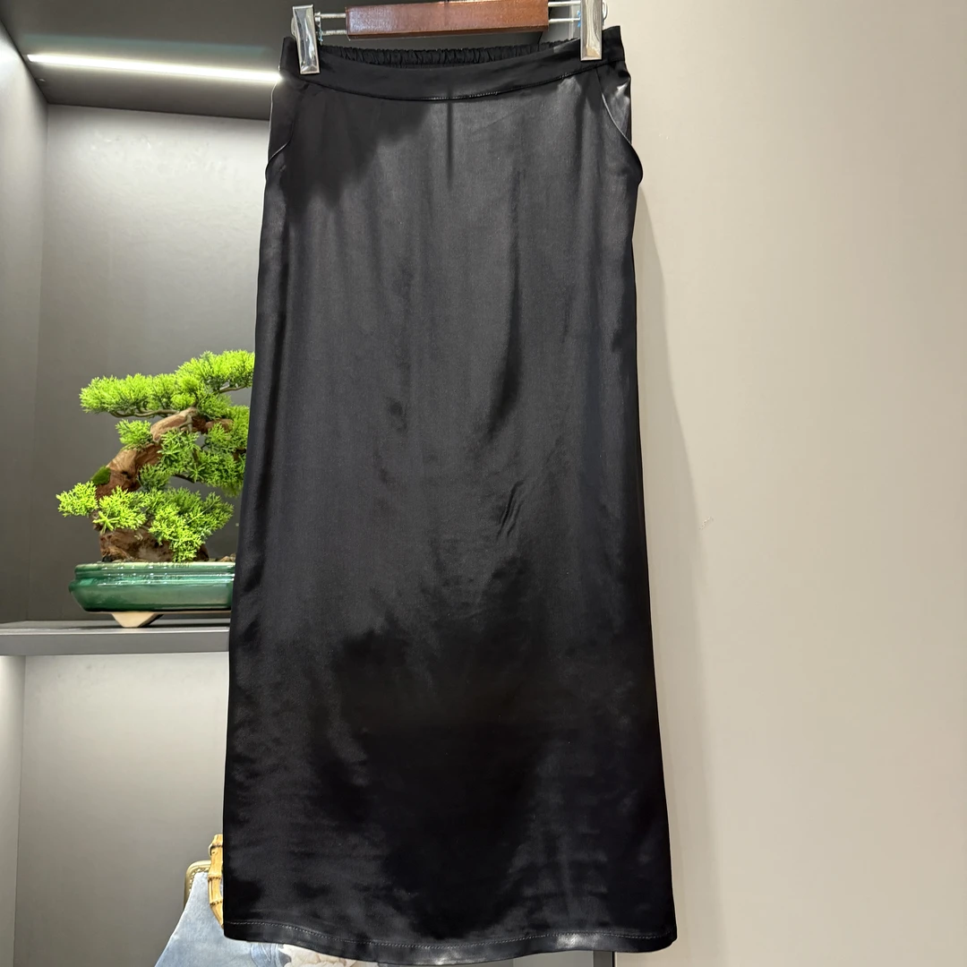 中式半身裙传统改良夏季气质油皮女装宽松半裙3136