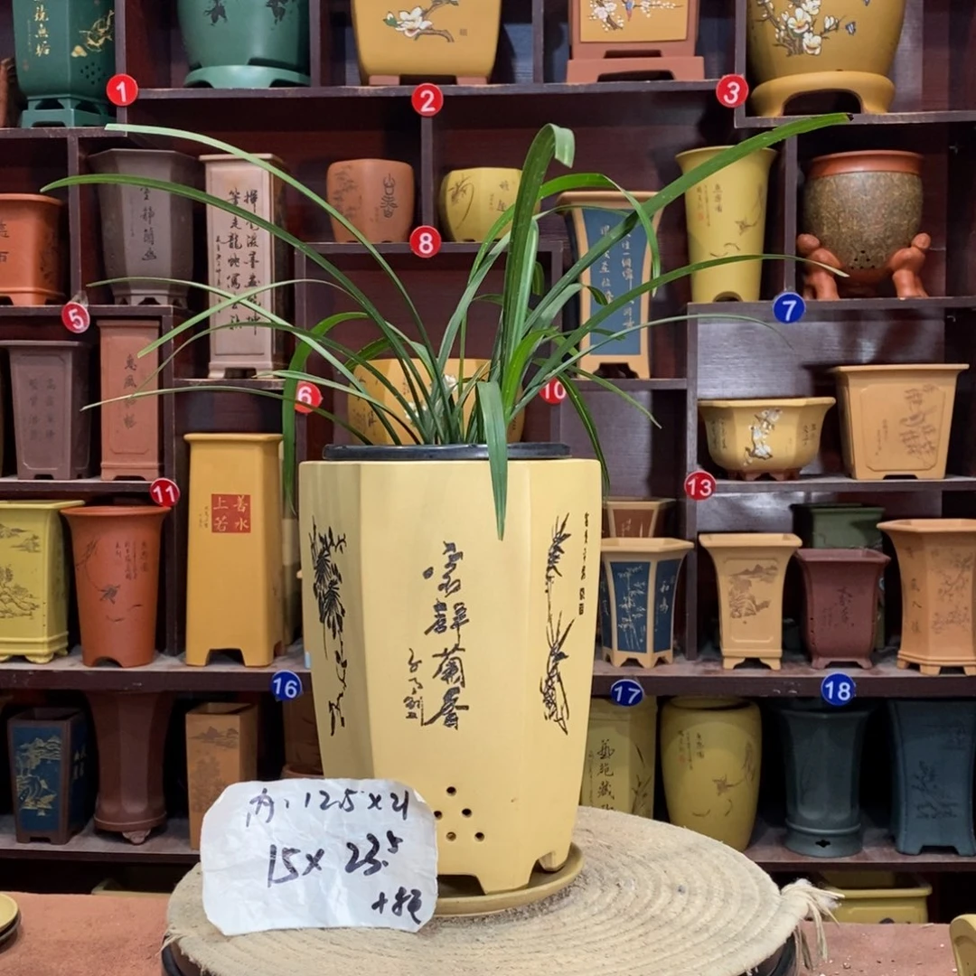 紫砂艺术紫砂花盆