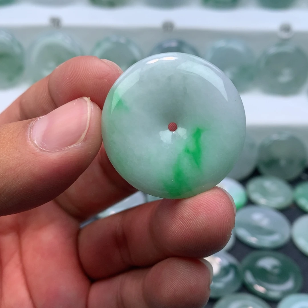 颈饰未镶嵌翡翠缅甸天然A货翡翠33.4-6.2