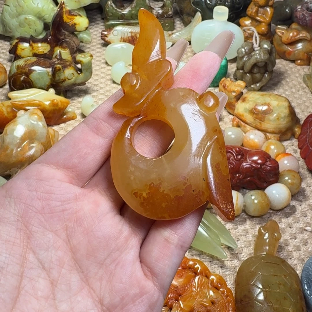白玉菩提吊坠挂件