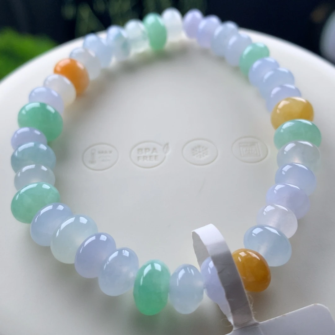 未镶嵌手链翡翠卡7+