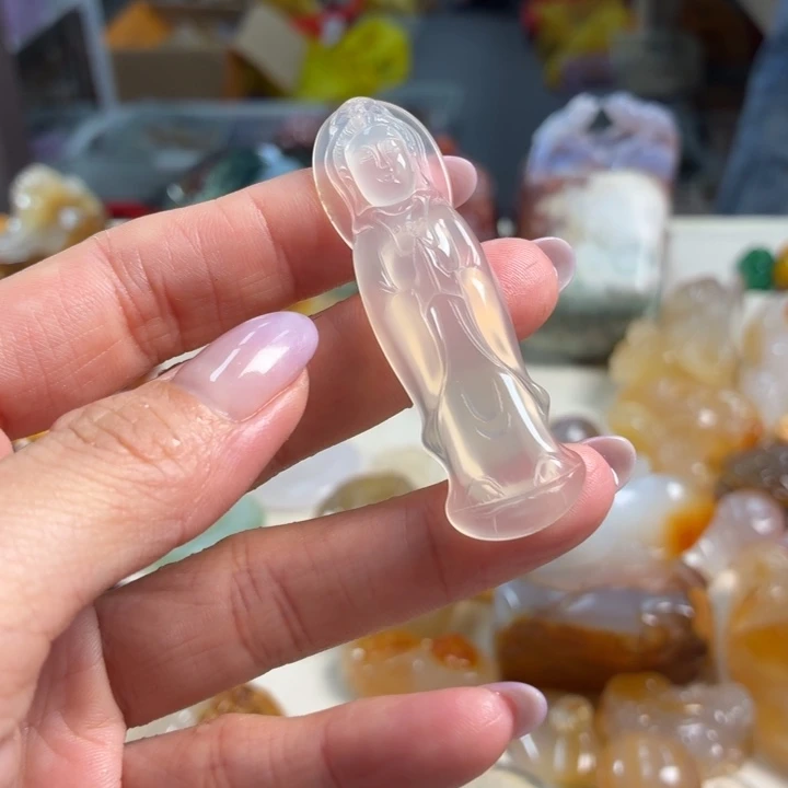 玛瑙/玉髓未镶嵌吊坠(不含链)