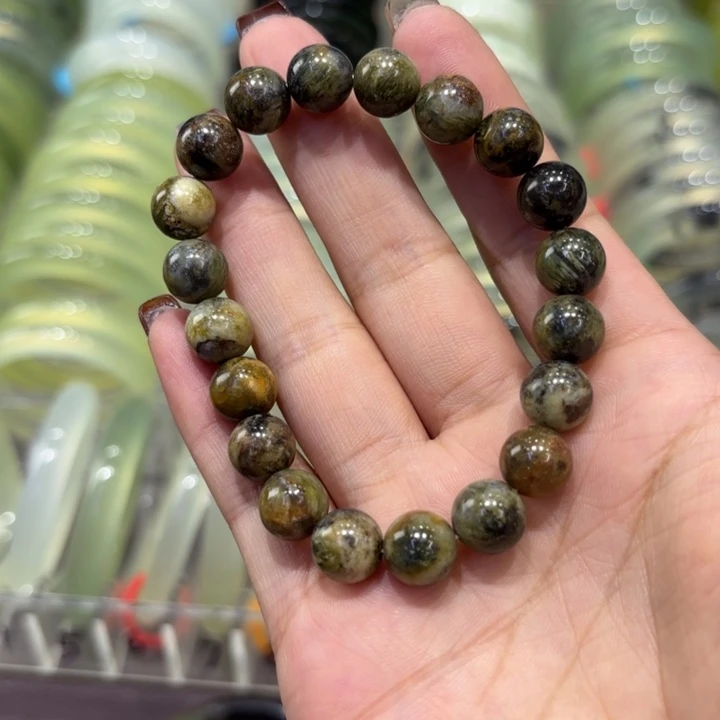 未镶嵌岫玉手镯天然