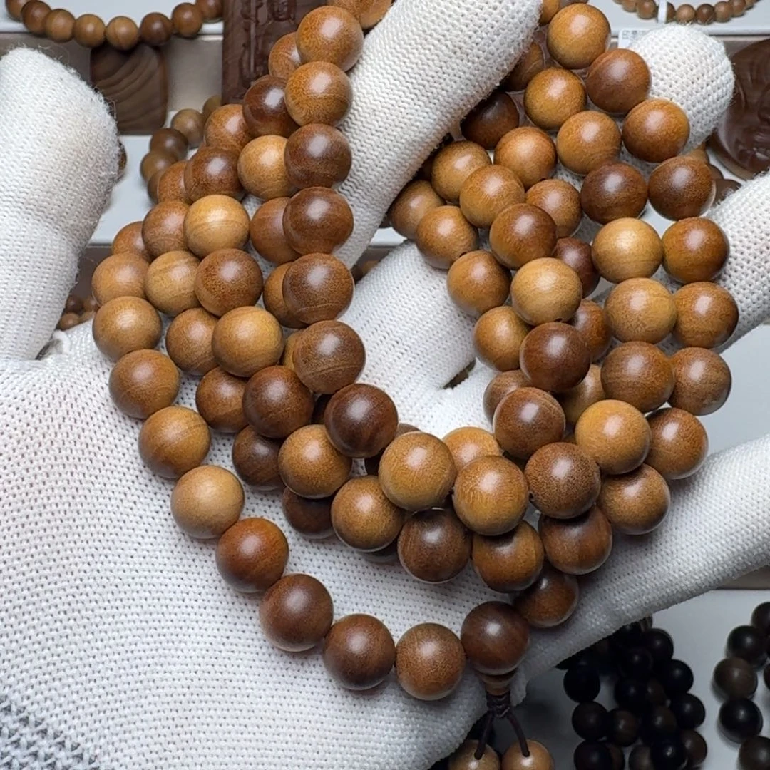 素***风檀香木老山檀香黑肉横纹1.0×108颗，醇厚奶香奶甜奶韵