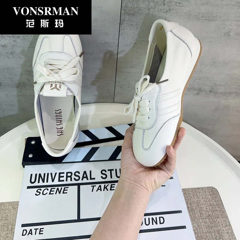 韩版平底德训鞋女2025夏季新款百搭舒适休闲板鞋软底单鞋潮牌轻奢