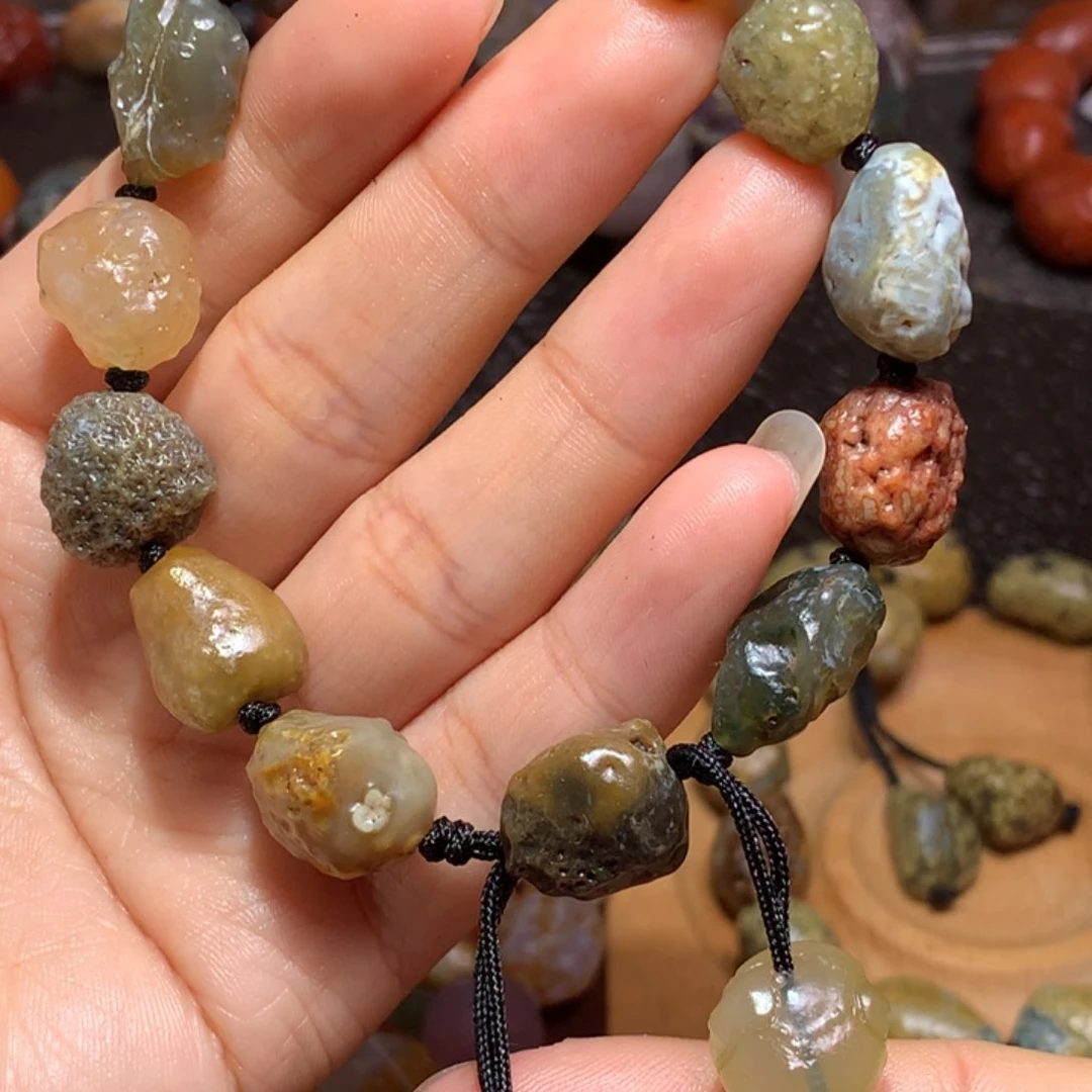 未镶嵌玛瑙/玉髓珠宝半成品