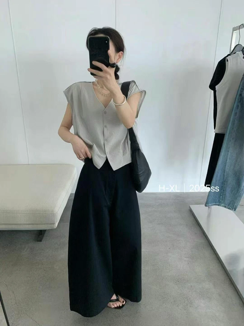 HXL@53856 韩系简约休闲风宽松百搭小衫