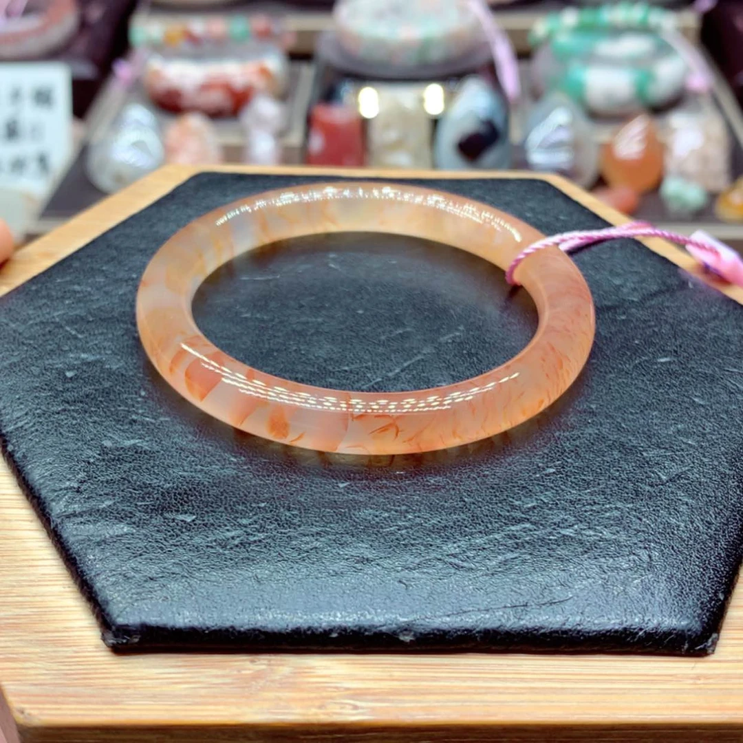 【闪购商品】玛瑙/玉髓手镯未镶嵌渣*9