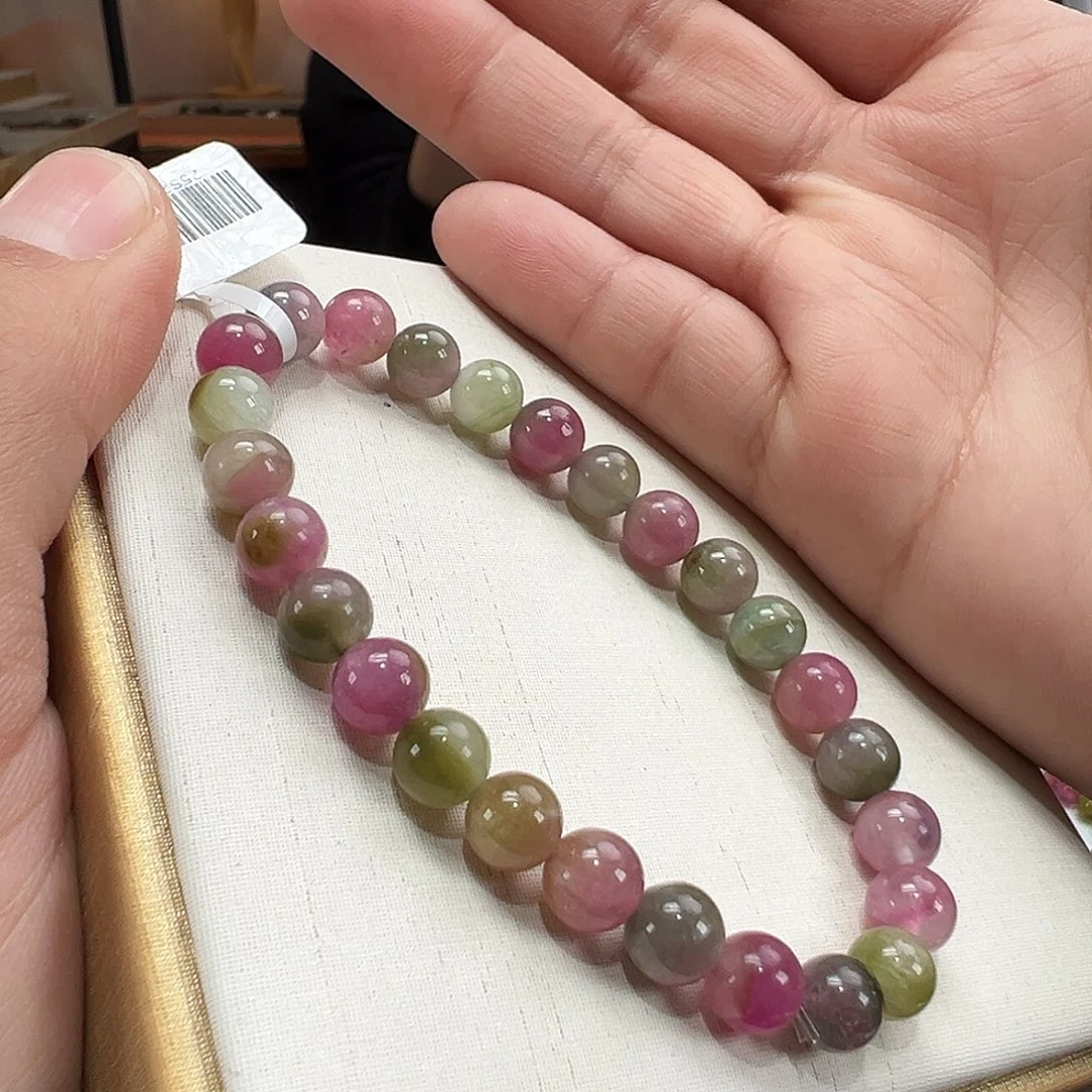 未镶嵌碧玺手串7mmmmmmm