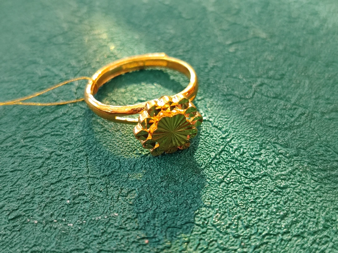 足金999.99克拉戒指闪亮女士戒指