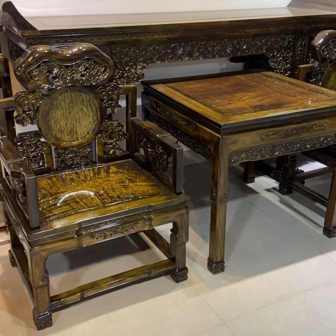 春***月楠木中堂六件套楠木