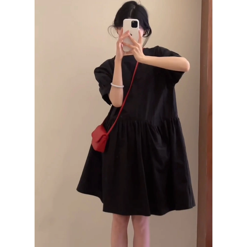 春季穿搭女2025新款温柔系韩版简约通勤气质减龄洋气显瘦连衣裙子