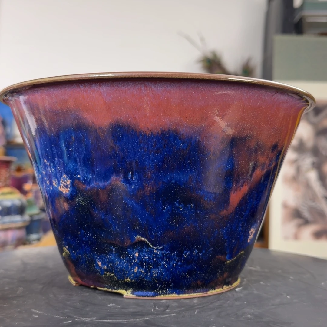 无***头摆件陶觉象绿植盆景花盆