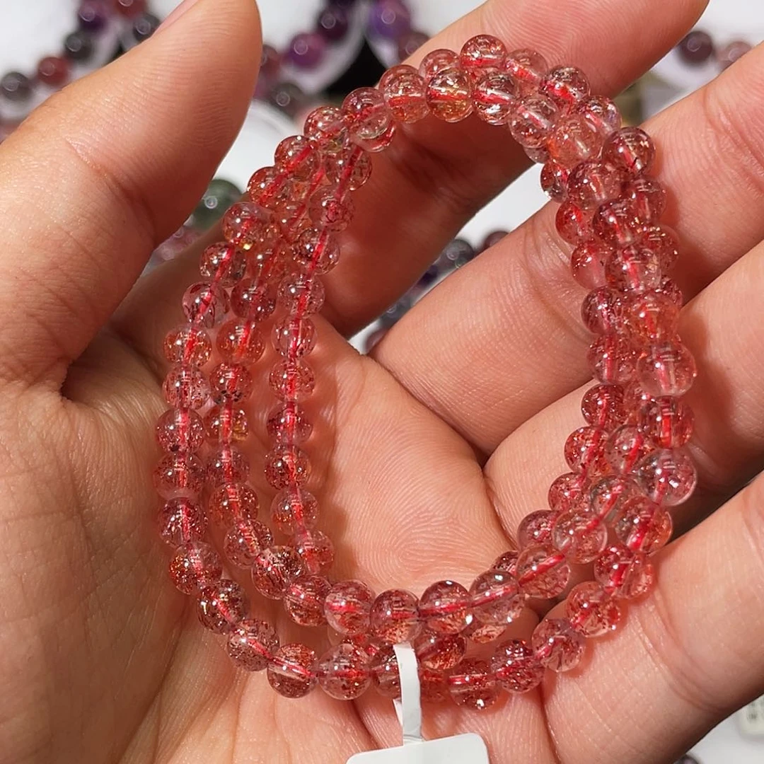 水晶手链未镶嵌k****n金草莓 5.7m 涛