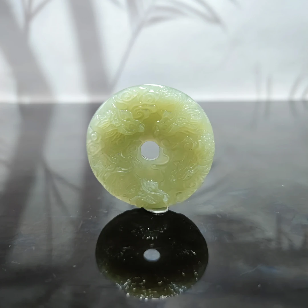 J和田玉平安扣吊坠0113