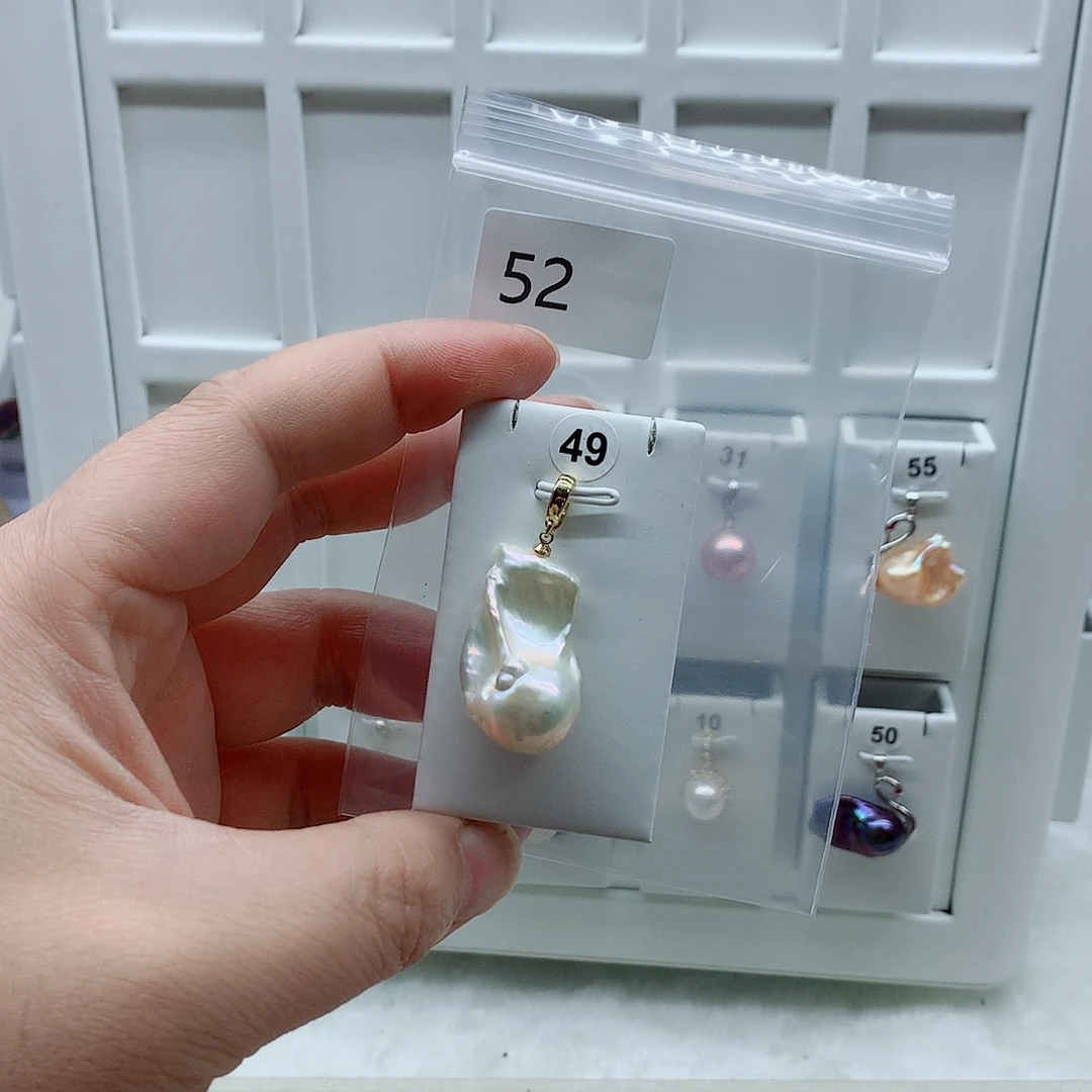 吊坠(不含链)淡水珍珠合金
