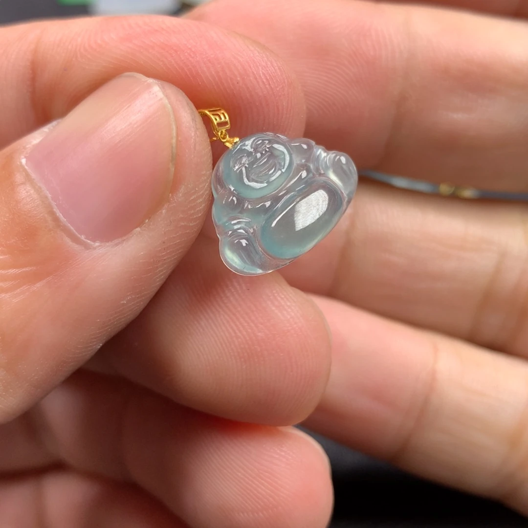 【闪购商品】颈饰18K金镶嵌翡翠翡翠