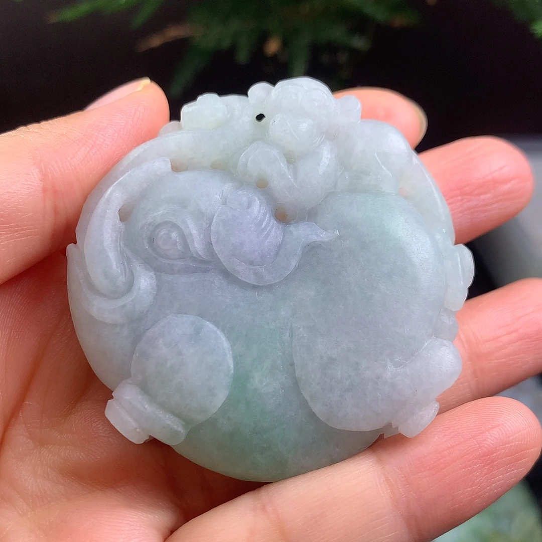 定制翡翠未镶嵌封侯拜相