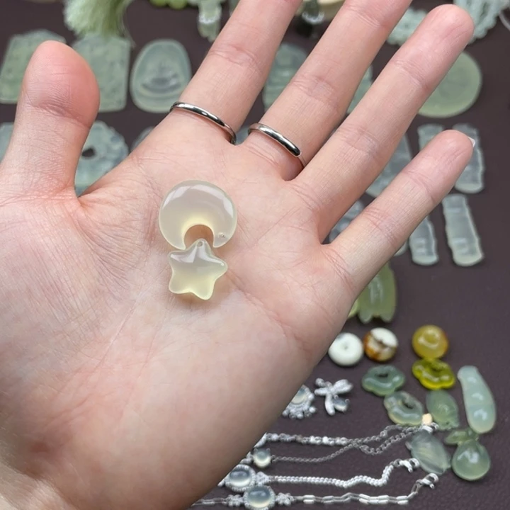 蛇纹石玉未镶嵌多样性随机发一