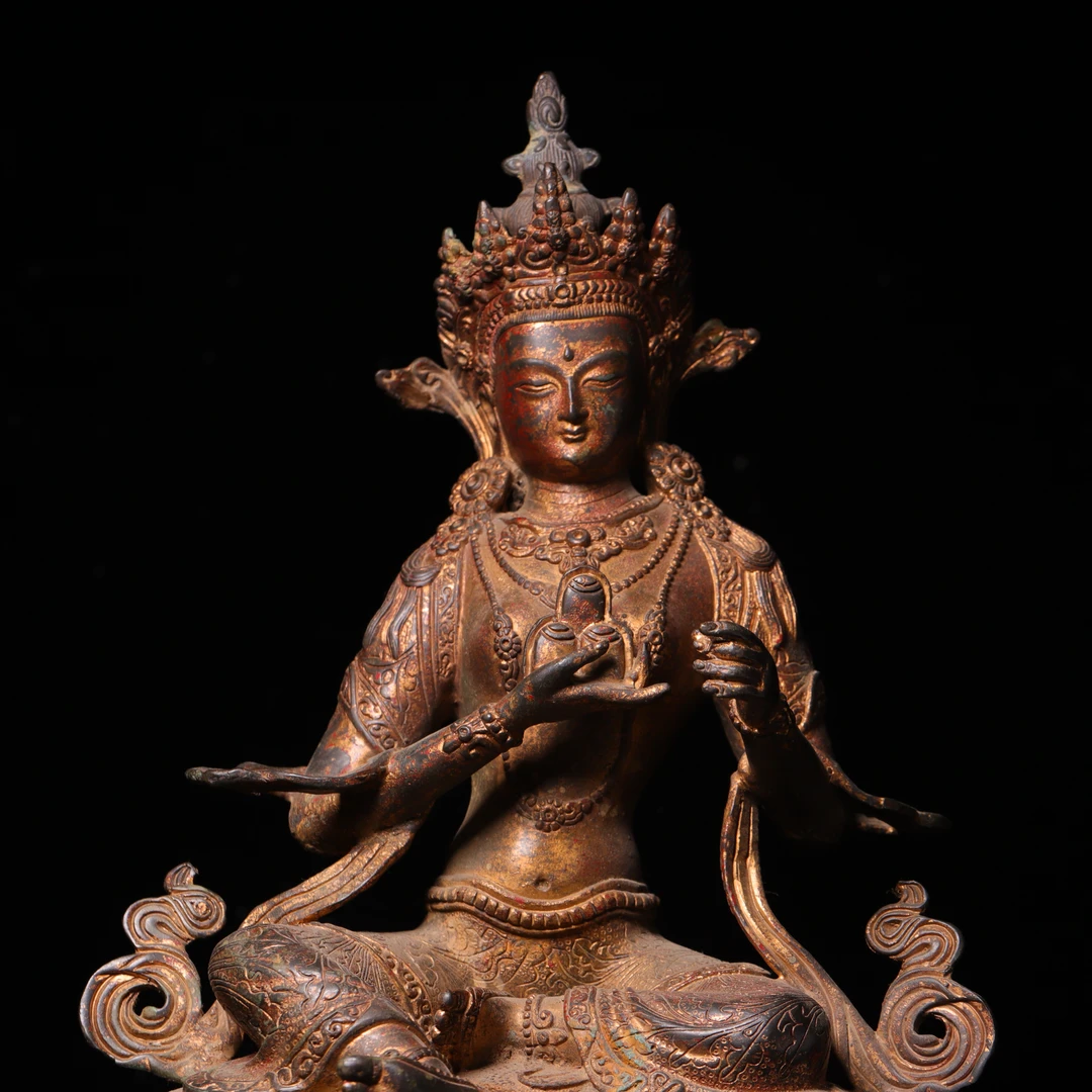 清代铜造像摆件-NX