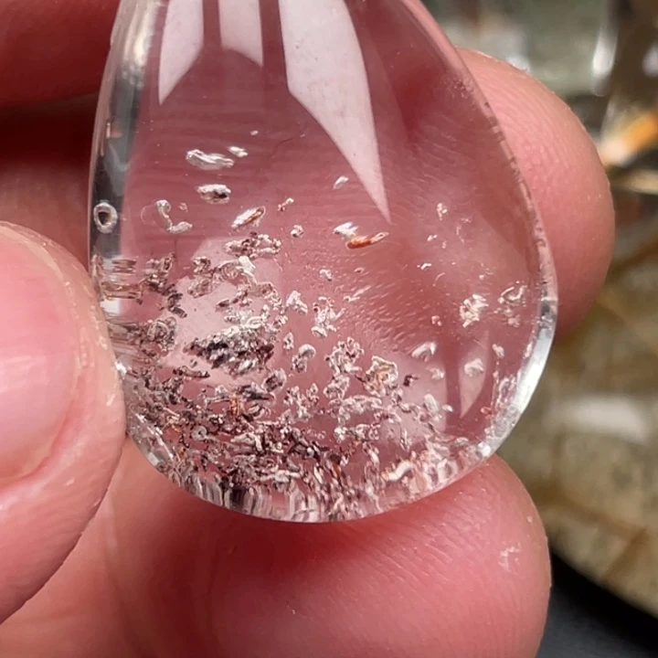 水晶吊坠(不含链)未镶嵌黑***r