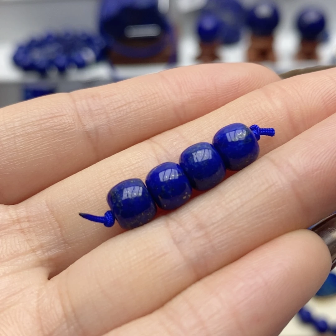 青金石未镶嵌隔珠7mm