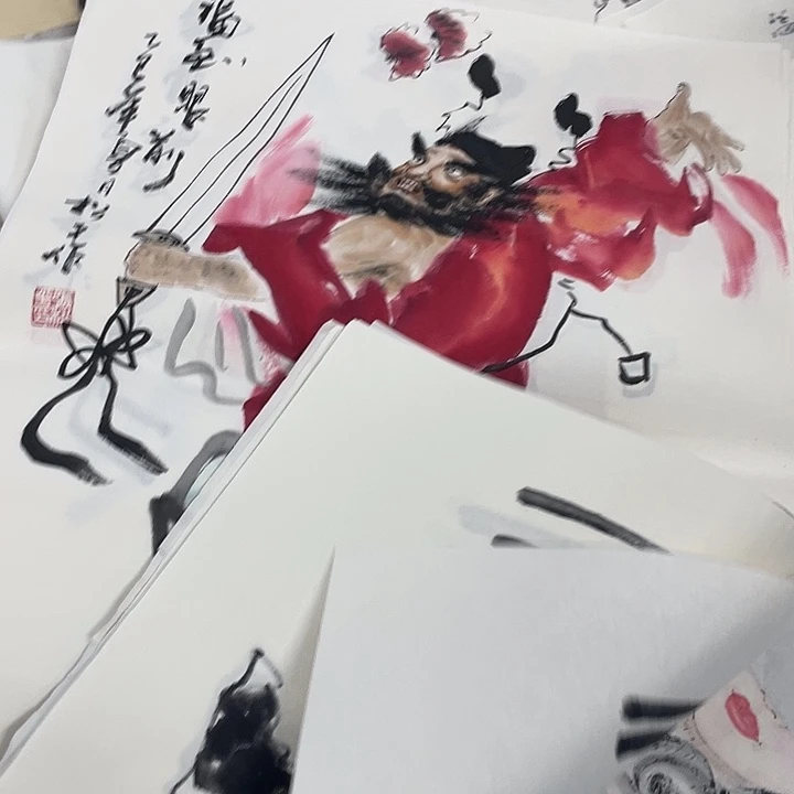 国画手绘图画欣赏一下