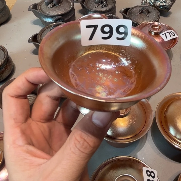 柴烧茶具陶瓷杯子