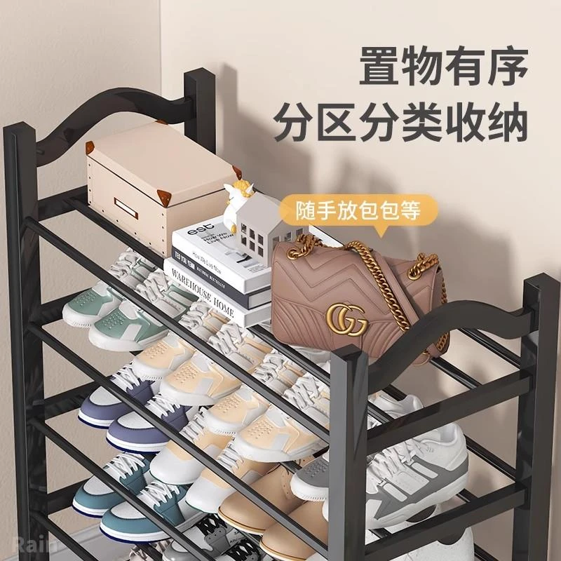 简易鞋架家用门口宿舍室内小型收纳好物出租屋鞋架子多层防尘鞋柜